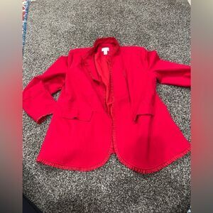 Chicos Red Blazer 